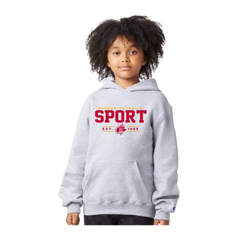 Champion - Powerblend® Youth Hooded Sweatshirt