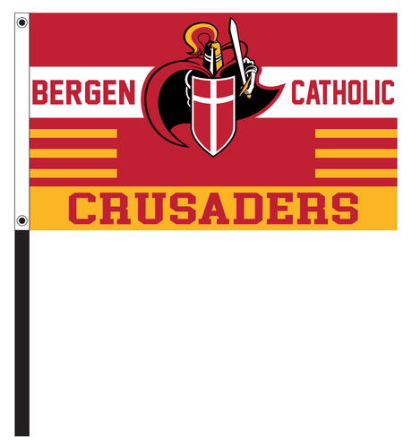 Custom Bergen Catholic Crusaders Flag