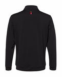 Adidas 1955 Textured Executive 1/4 Zip- Black